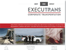 Tablet Screenshot of executrans.ca